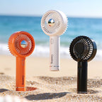 Portable Leaf-Shaped Mini Fan Rechargeable Quiet Operation Compact Lightweight