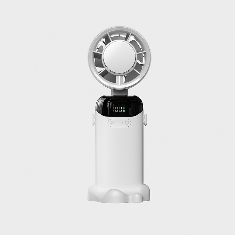 Harrow Portable Handheld Fan with Turbo Motor, Multiple Speeds, Built-In Battery, LED Display