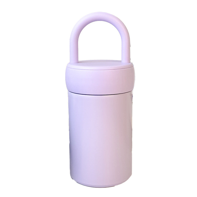 Insulated Ladies Drinking Container with Carry Handle BPA Free Hot Cold Bottle
