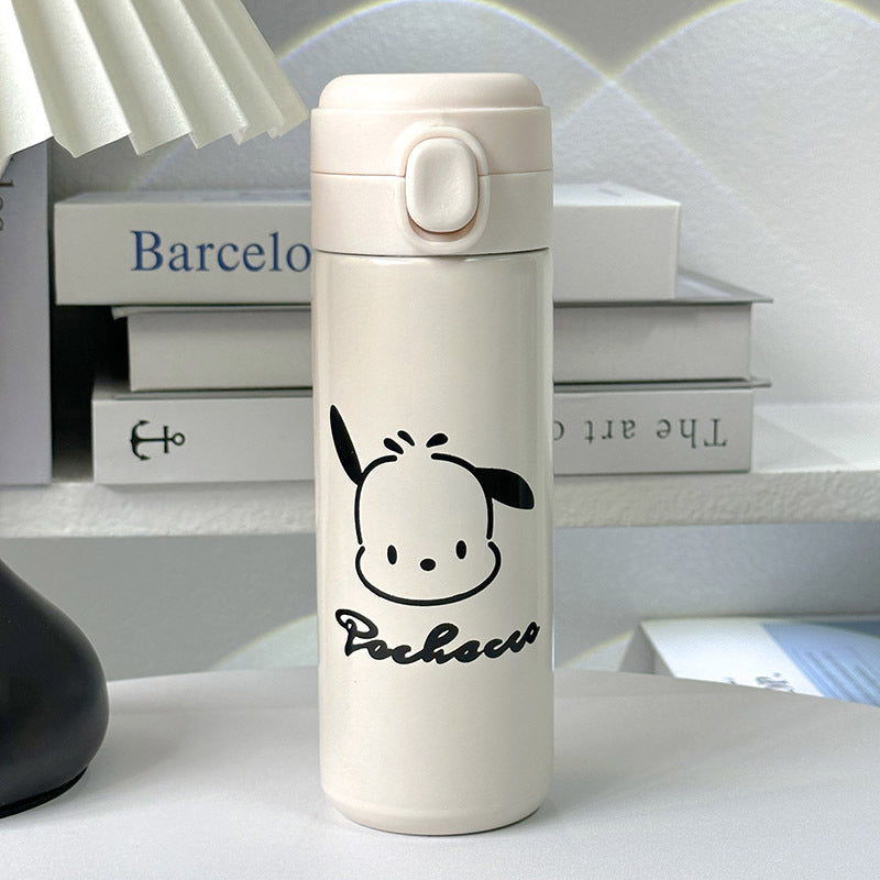 Women’s Insulated Water Bottle Double Wall Leak-Proof Cap Floral Design BPA-Free