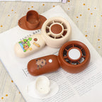Portable Hand Fan for Women with Powerful Battery Long-Lasting Runtime Ergonomic Design Compact Size