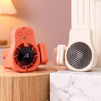 Portable USB Mini Fan with Folding Clip Adjustable Speed and LED Display Lightweight and Compact