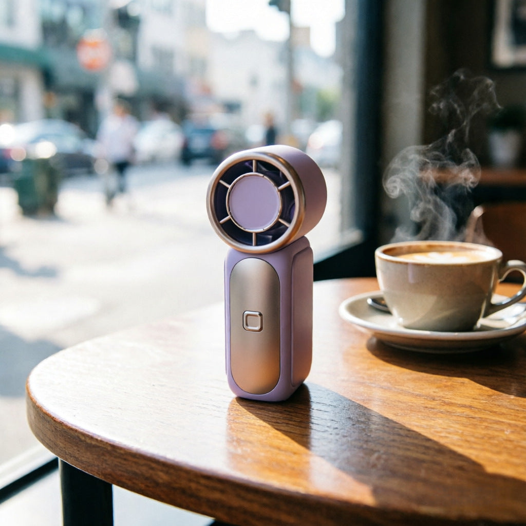 Portable Mini Fan Compact Lightweight USB Rechargeable Personal Handheld Fan
