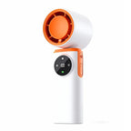 Harrow Portable Handheld Cooling Fan Rechargeable Battery LED Display Compact Lightweight