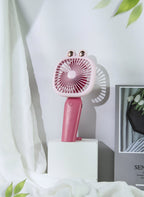 Harrow Rechargeable Handheld Fan Compact Portable Lightweight Quiet Operation Unisex