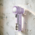 Portable Ladies Fan Battery Operated Cordless Digital Display Multiple Speeds Compact Design