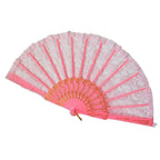 Ladies Lace Fan Elegant Lightweight Handheld Cooling Accessory