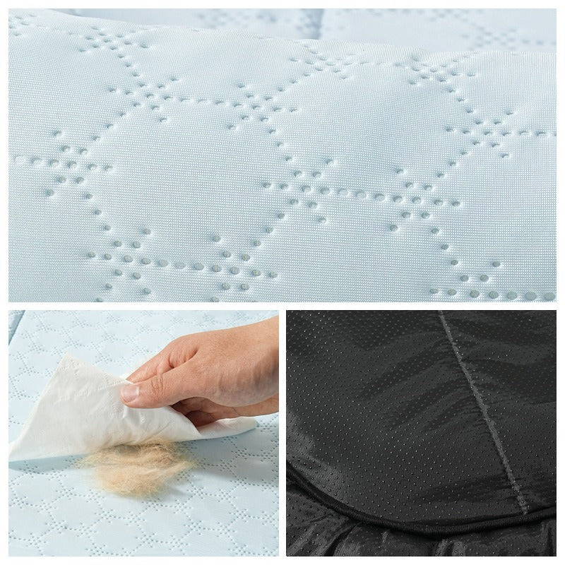 Unisex Pet Bed with Soft Padding Breathable Fabric Non-Slip Bottom Machine Washable Cover
