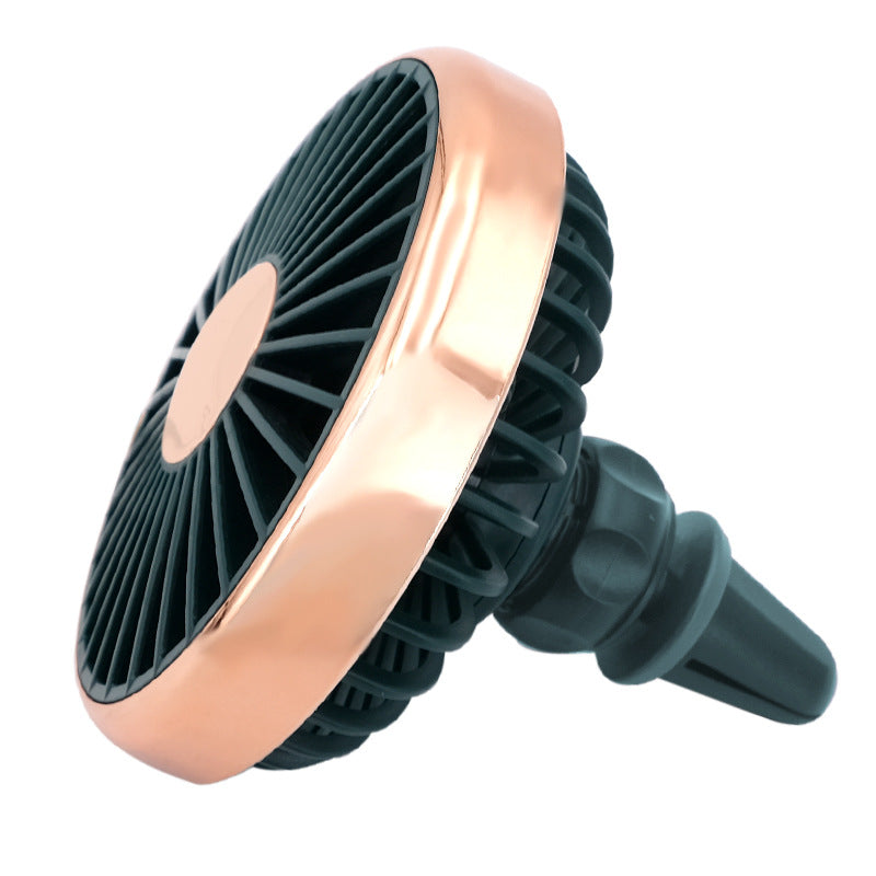 Portable Dashboard Air Circulation Fan 360-Degree Rotation Compact Car Cooling Fan