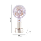Handheld Rechargeable Personal Cooling Fan Portable Compact 3-Speed Battery Operated