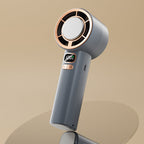 Harrow Portable Rechargeable Cooling Fan Compact Lightweight Adjustable Speed with LED Display