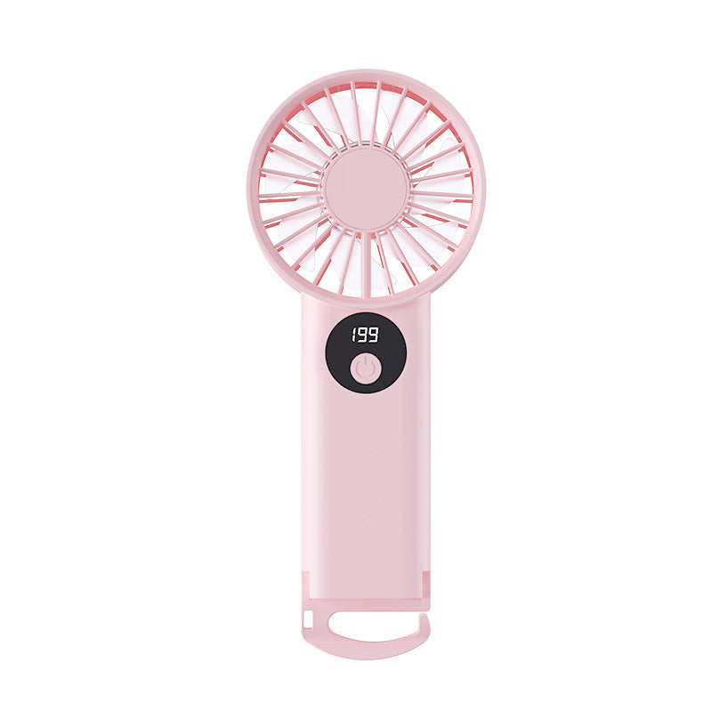 Portable USB Fan with Multiple Speeds Compact Lightweight Pink Personal Cooling Fan