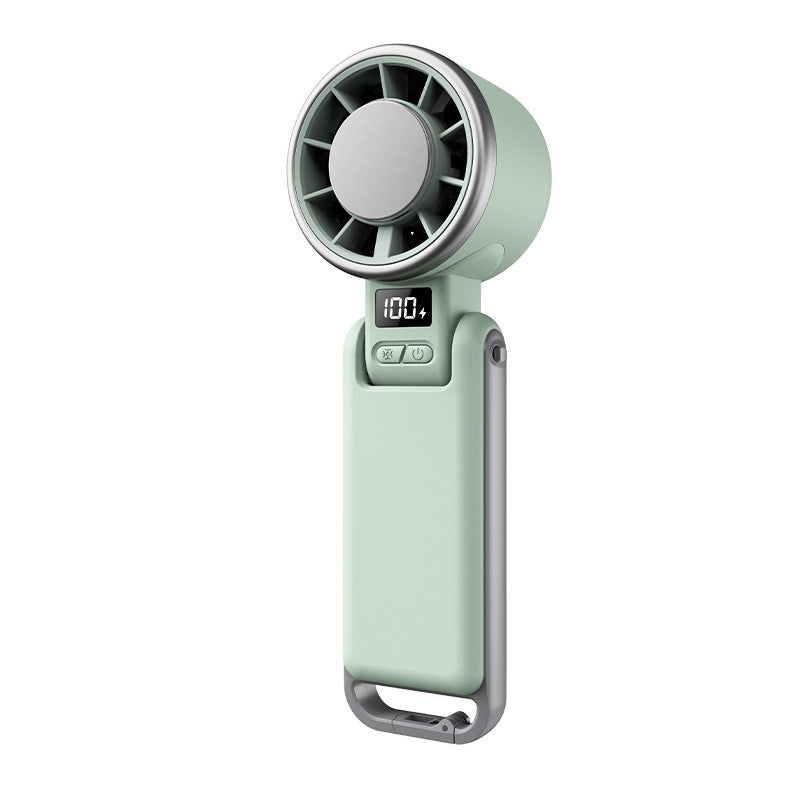 Portable Mini Fan with LCD Display High-Performance Compact Handheld Fan for Women