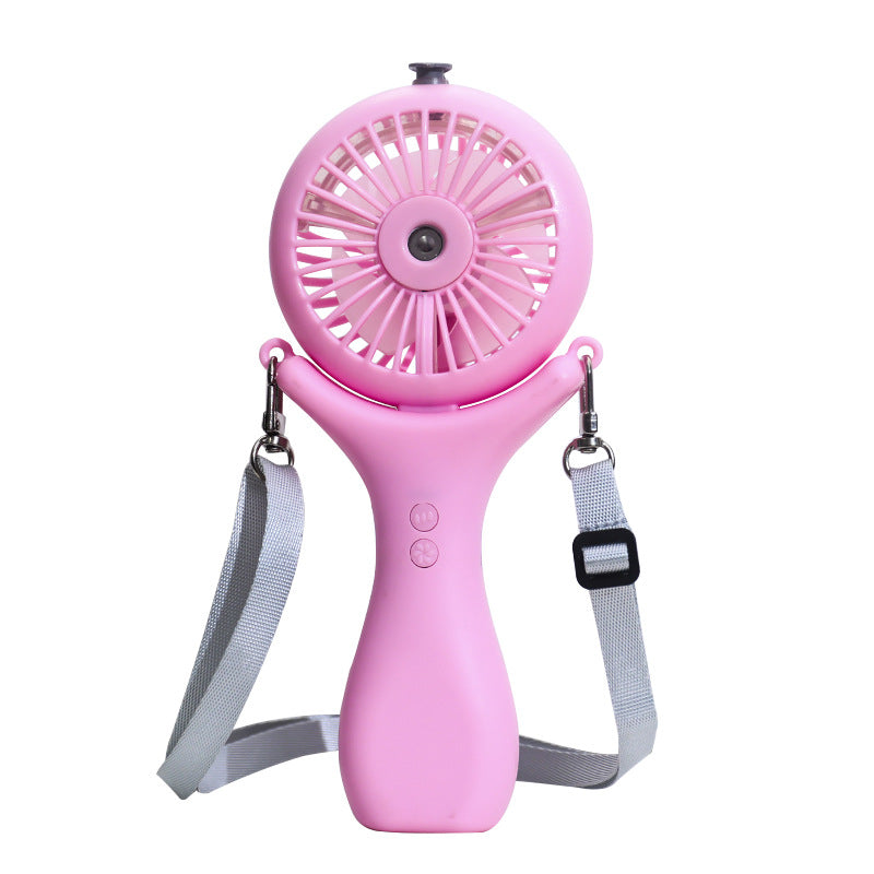 Portable Mini Hand Fan With Spray Function Ergonomic Design Lightweight Personal Cooling