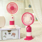 Portable Mini Hand Fan USB Rechargeable Ergonomic Design Lightweight Personal Cooling