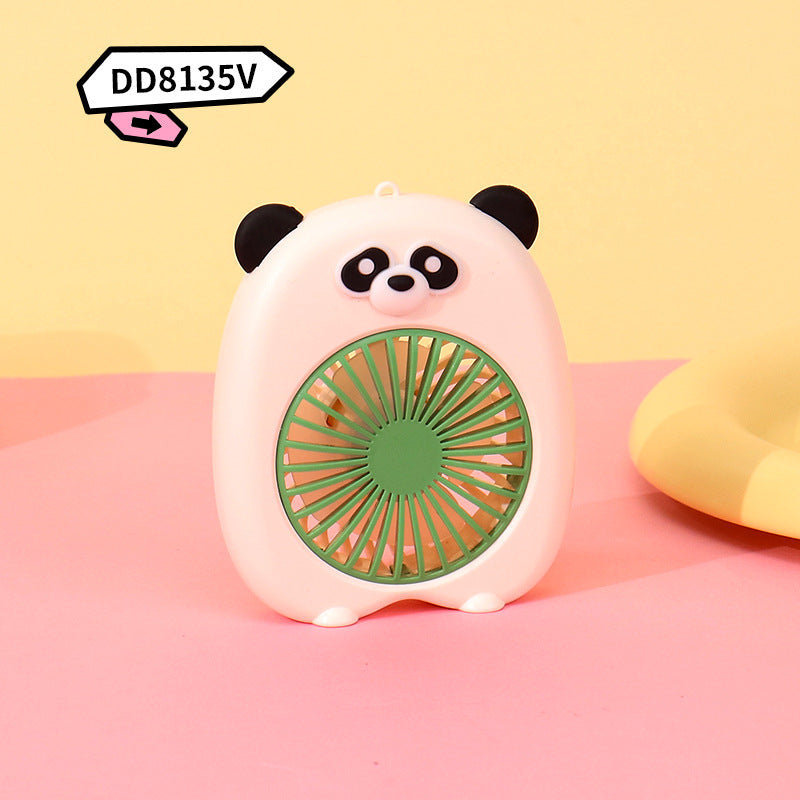 Portable Handheld Fan Cute Pig Design Compact Quiet Personal Cooling Fan for Women and Kids