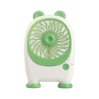Portable Handheld Fan Rabbit Design USB Rechargeable Adjustable Speeds Lightweight for Women