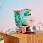 Creative Toy Locomotive Model for Kids Durable Plastic Movable Parts Bright Colors