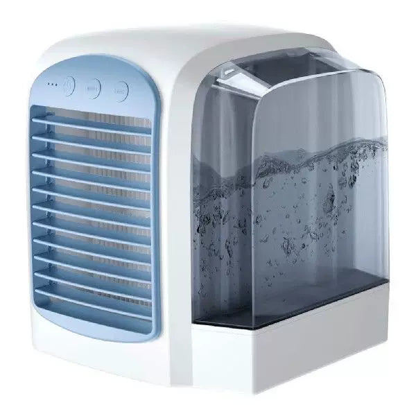 Personal Evaporative Air Cooler and Humidifier Compact USB-Powered Portable