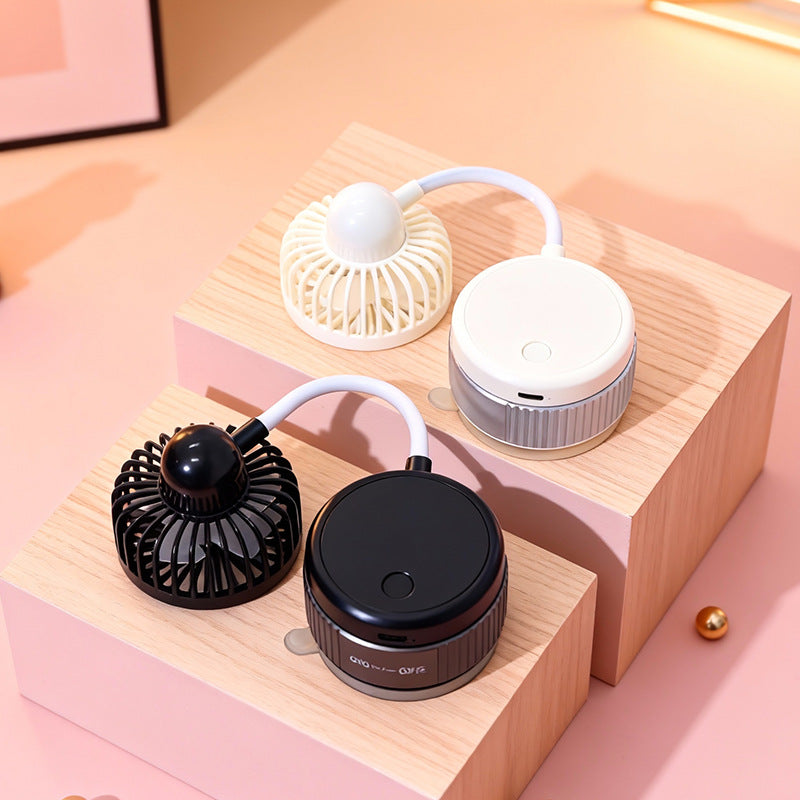 Portable Table Fan with Flexible Tilt Adjustable Air Circulation Lightweight Compact Design