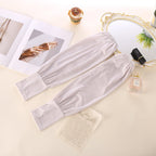 Women's Sporty Arm Sleeves Lightweight Breathable Fabric Flexible Fit