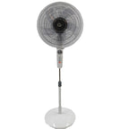 Pedestal Stand Fan with Adjustable Tilt and Multiple Speeds for Room Cooling