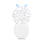 Compact Rechargeable Handheld Fan Portable Lightweight with Adjustable Speeds