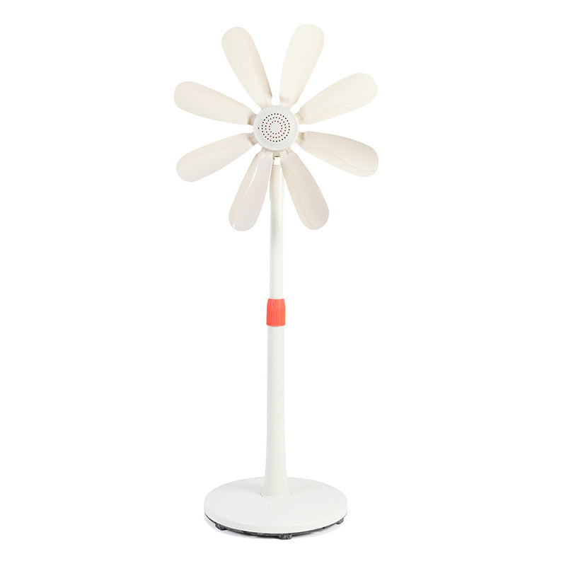 Table Fan Adjustable Height 110 cm Petal Design 15W High-Performance Cooling