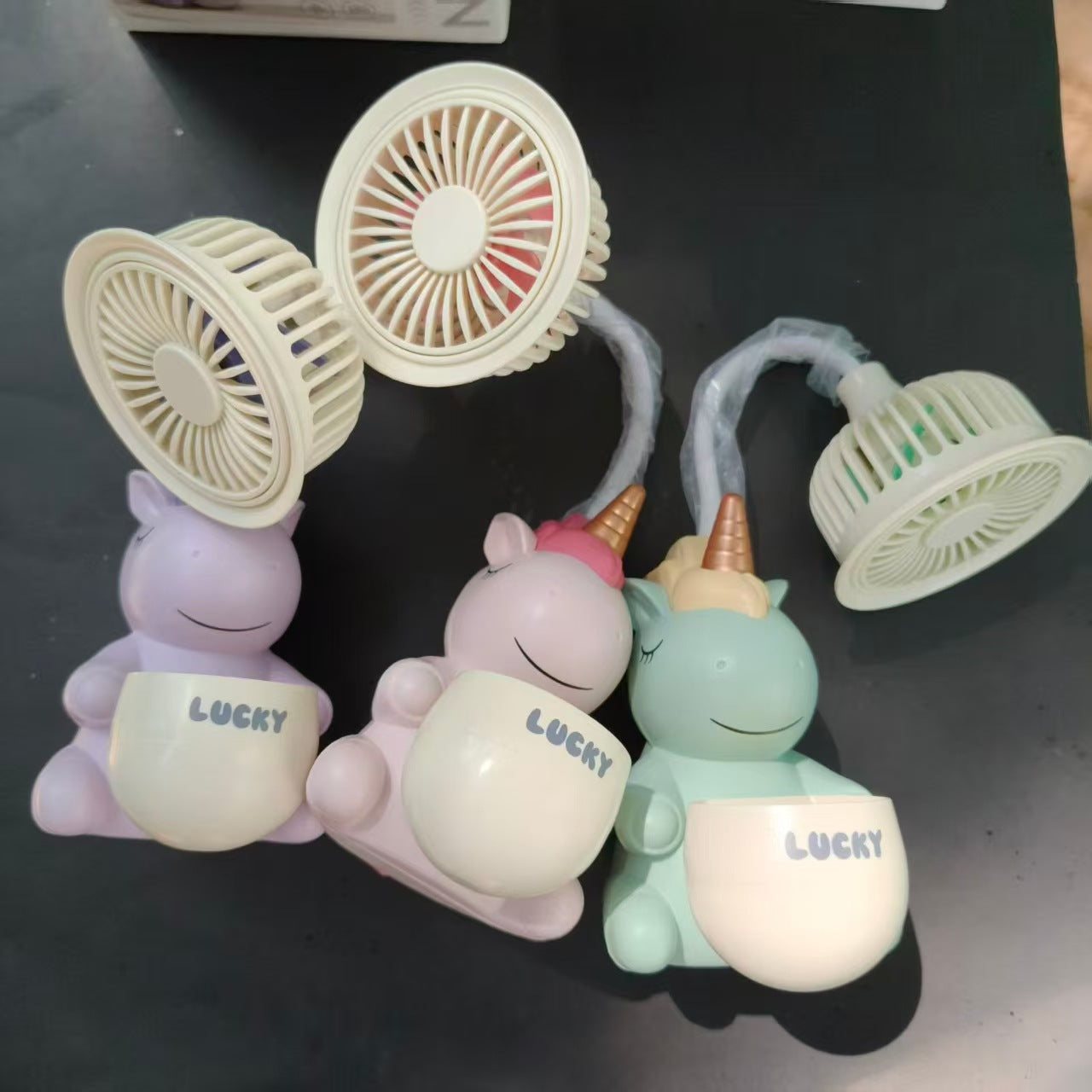 Unisex Portable Mini Fan with Unique Unicorn Design Lightweight Handheld Personal Cooler