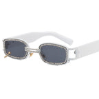 Women's Sunglasses Crystal Frame Sparkling Metallic UV Protection Stylish Fashion Eyewear