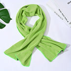 Ladies Breathable Sports Scarf Lightweight Perforated Design for Active Wear