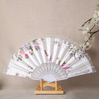 Handmade Elegant Floral Lace Fan Lightweight Portable Women’s Accessory
