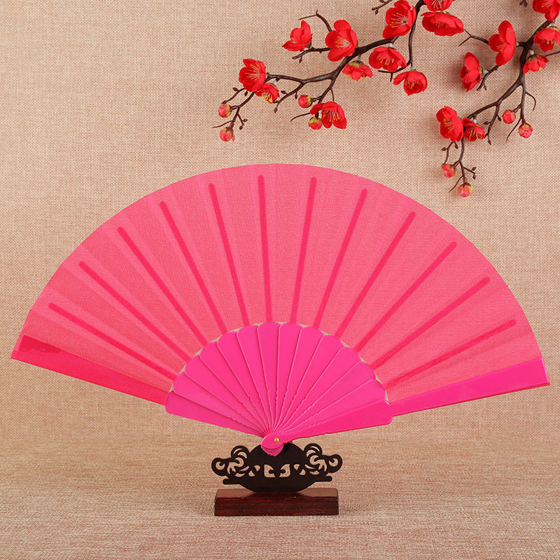 Unisex Colored Fan Set Lightweight Compact Handheld Fans for Travel and Events
