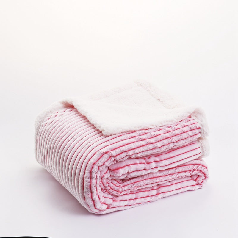 Brehn Women's Soft Velvety Cuddle Blanket Lightweight Warm Cozy Throw Blanket