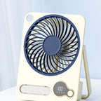 Harrow Rechargeable Desk Cooling Fan Portable Quiet Adjustable Speeds Wireless Battery Powered