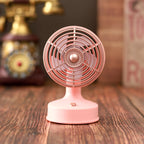 Portable Table Fan Compact Lightweight Personal Cooling Fan for Home Office Travel