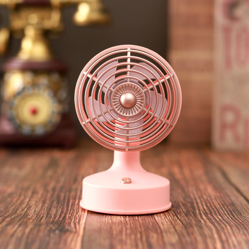 Portable Table Fan Compact Lightweight Personal Cooling Fan for Home Office Travel