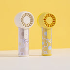 Portable USB Rechargeable Handheld Fan Compact Quiet Operation Ergonomic Grip