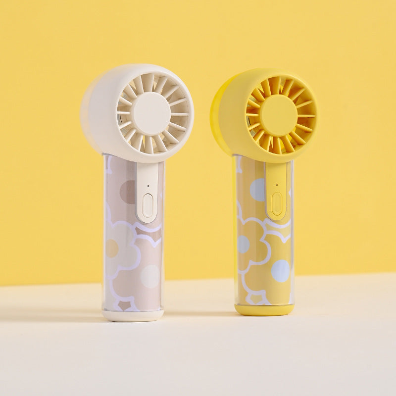 Portable Mini Hand Fan USB Rechargeable Quiet Handheld Fan with Adjustable Speeds