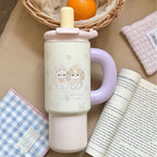 Women’s Multi-Purpose Insulated Drink Container Leak-Proof Lid Ergonomic Handle Large Capacity