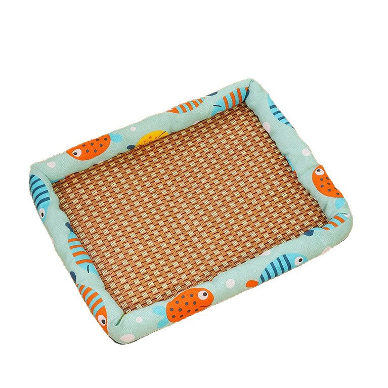 Cooling and Breathable Pet Bed with Soft Edge for Comfort and Air Circulation