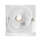 Ladies Table Fan Compact Quiet 3-Speed Adjustable Head for Desk or Bedroom