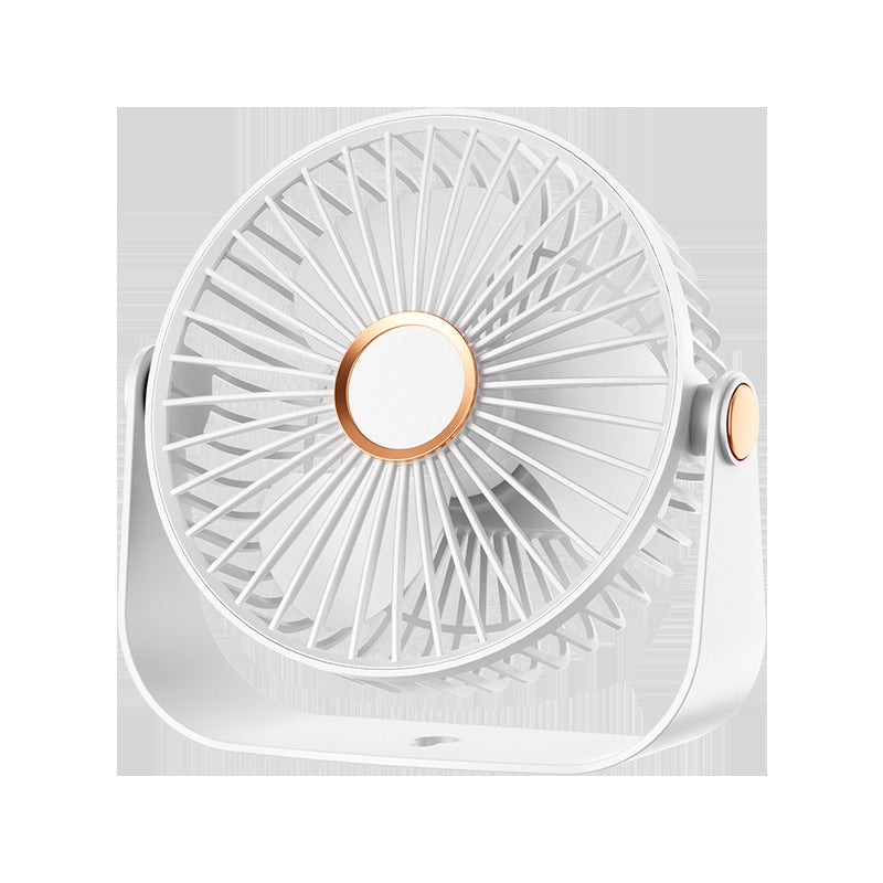 Ladies Table Fan Compact Quiet 3-Speed Adjustable Head for Desk or Bedroom