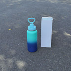 Women Sporty Water Bottle BPA-Free Plastic Non-Slip Surface Compact Size Dishwasher Safe