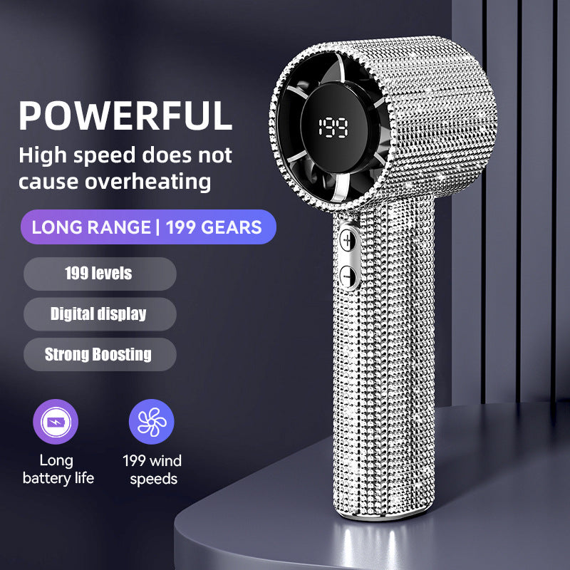 Women's Handheld Hair Dryer High-Speed Brushless Motor Compact Travel Size
