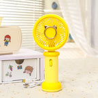 Portable Handheld Fan for Women Cute Animal Design USB Rechargeable Lightweight Quiet Operation