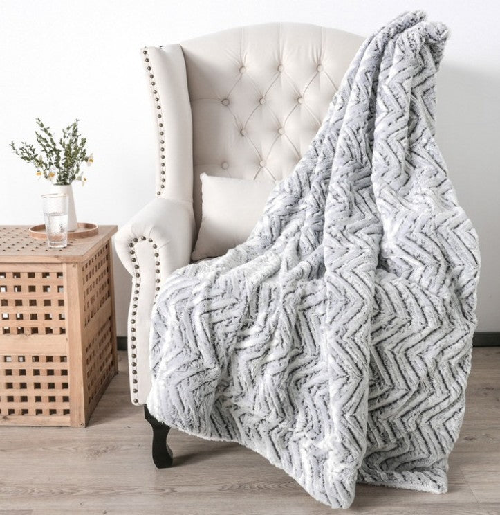 Women's Cozy Fleece Blanket Soft Warm Machine Washable Spacious Size