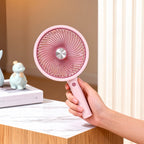 Portable Table Fan with Flexible Tilt Mechanism Compact Lightweight Cooling Fan for Home Office