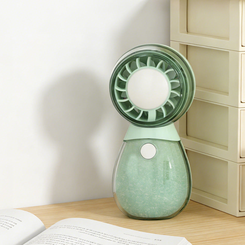 Harrow Handheld Fan Cute Cartoon Design Portable Rechargeable Personal Fan