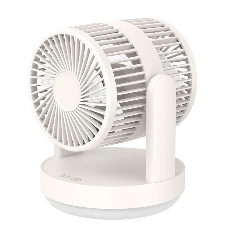 Compact Standing Fan USB Powered Adjustable Speed Quiet Operation Portable Small Size